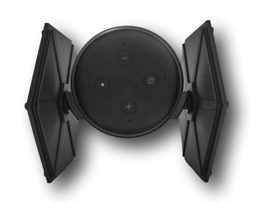 Base Para Alexa Echo Dot 3 Star Wars T Fighter